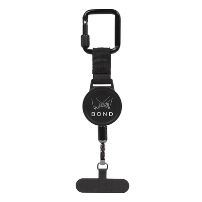 BOND Retractable Phone Tether — Anti-Drop Leash with Steel Carabiner